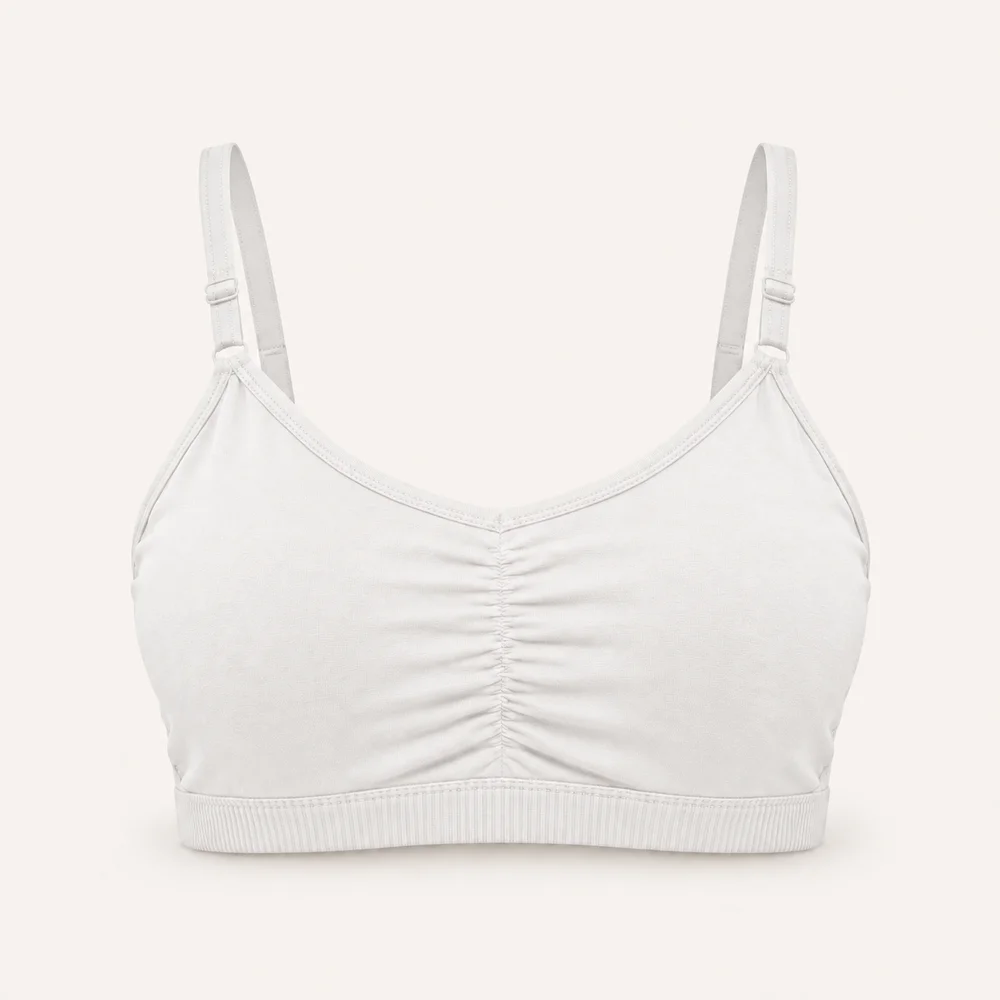 Top sujetador en Blanco