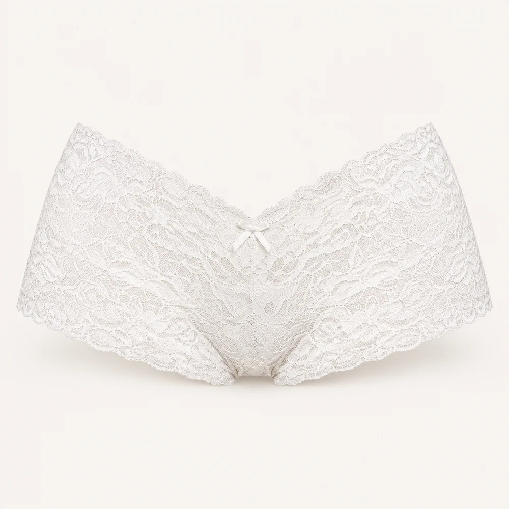 Boxer encaje en Blanco